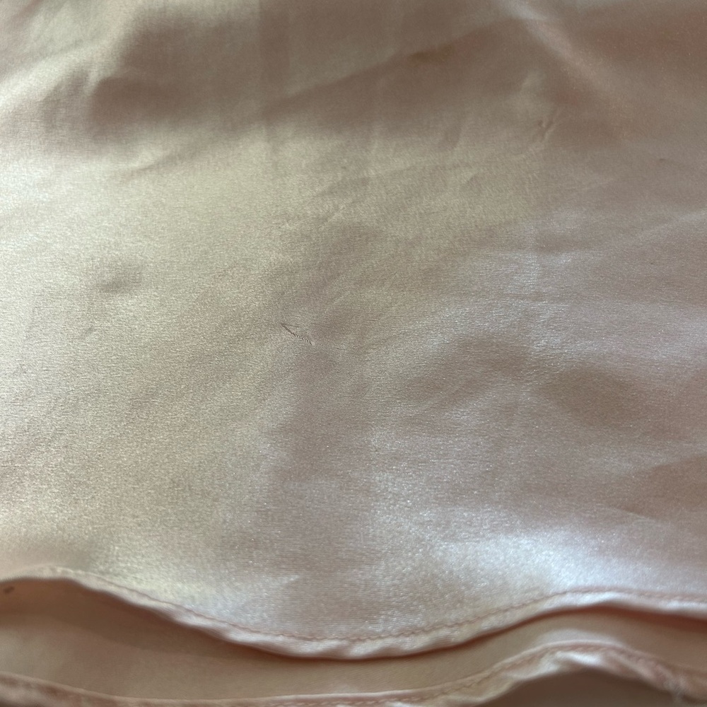 VINTAGE OSCAR DE LA RENTA‎ Pink Label Satin Slip Dress Maxi Negligee S - Picture 10 of 14